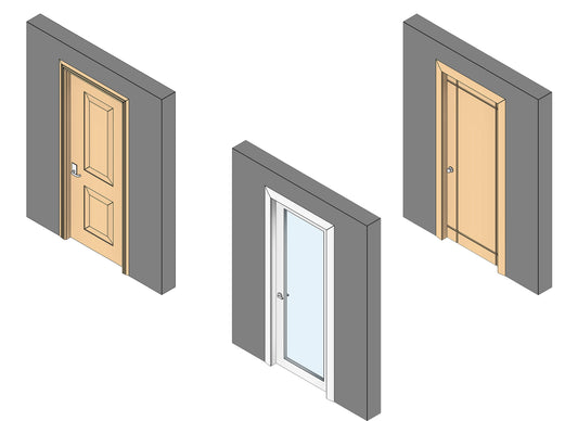 Revit Parametric Doors - Small Pack 2