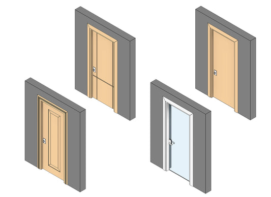 Revit Parametric Doors - Small Pack 1