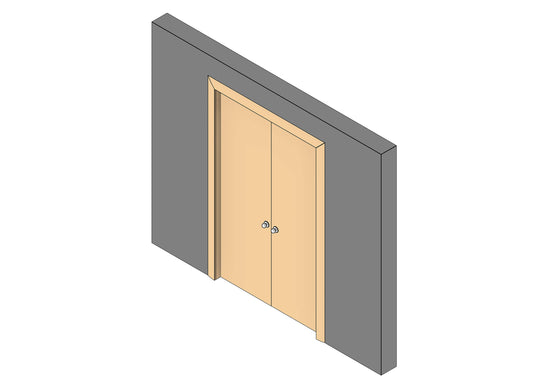 Revit Parametric Double Door - Basic