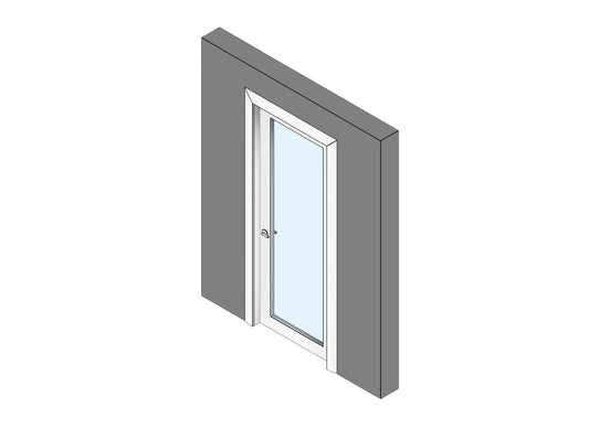 Revit Parametric Door - Glass 2