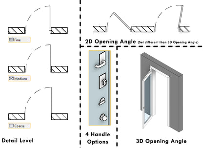 Revit Parametric Doors - Small Pack 2