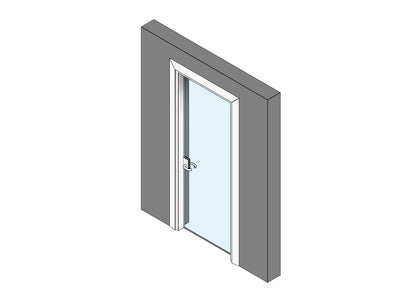 Revit Parametric Door - Glass 1