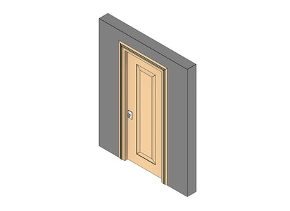 Revit Parametric Door - Traditional 1